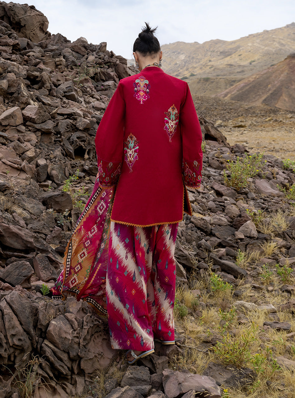 Zainab Chottani | Spring Summer Lawn 26 | Zamira by Zainab Chottani - Designer Dress - Type : Luxury Dress - Available at Libayah - 100% Original