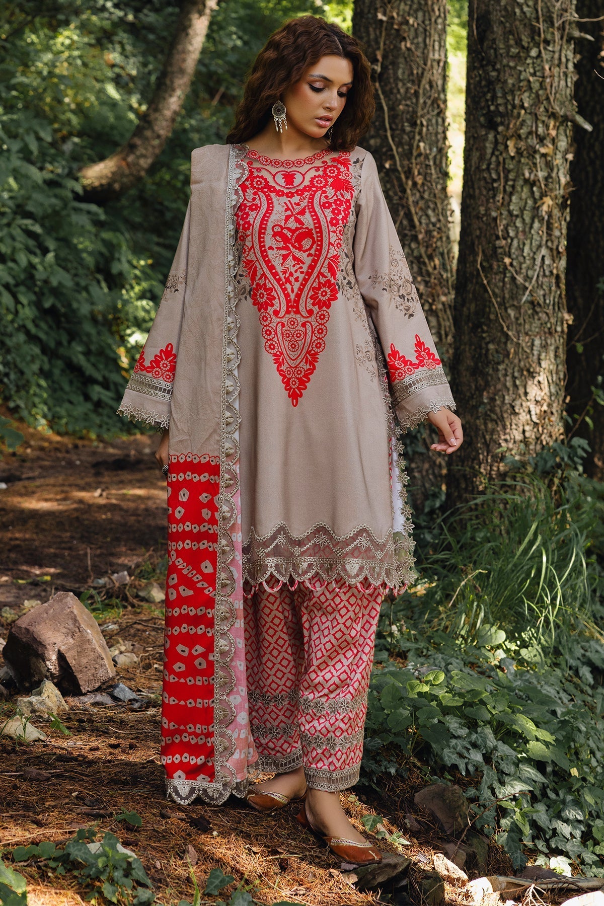 Charizma | Aniiq Embroidered Collection | STAPLE SHAWL ANW4-04 by Charizma - Designer Dress - Type: Casuals - Available at Libayah - 100% Original