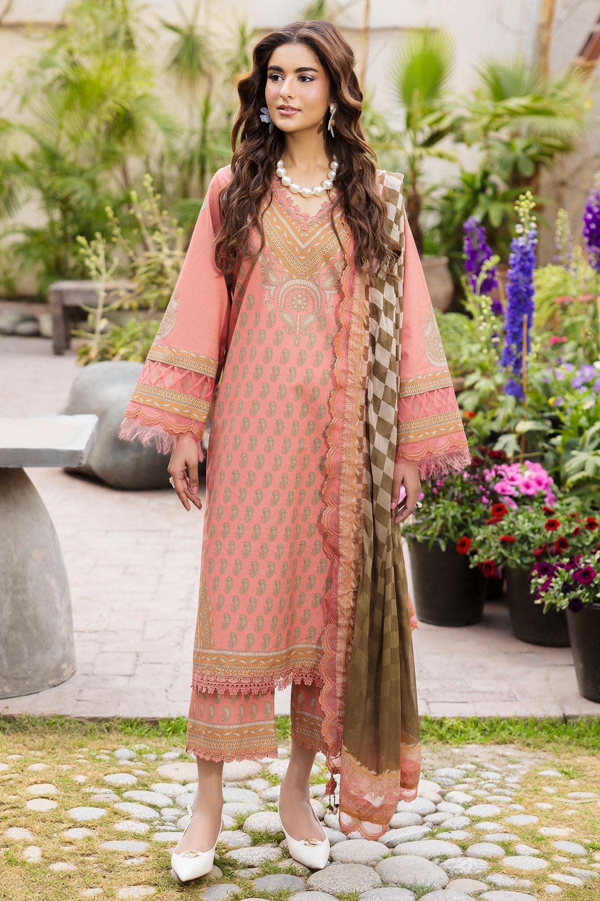 Charizma | Andaaz Lawn 26 |  CAD6-07 by Charizma - Designer Dress  - Type : Ladies Clothes - Available at Libayah - 100% Original 