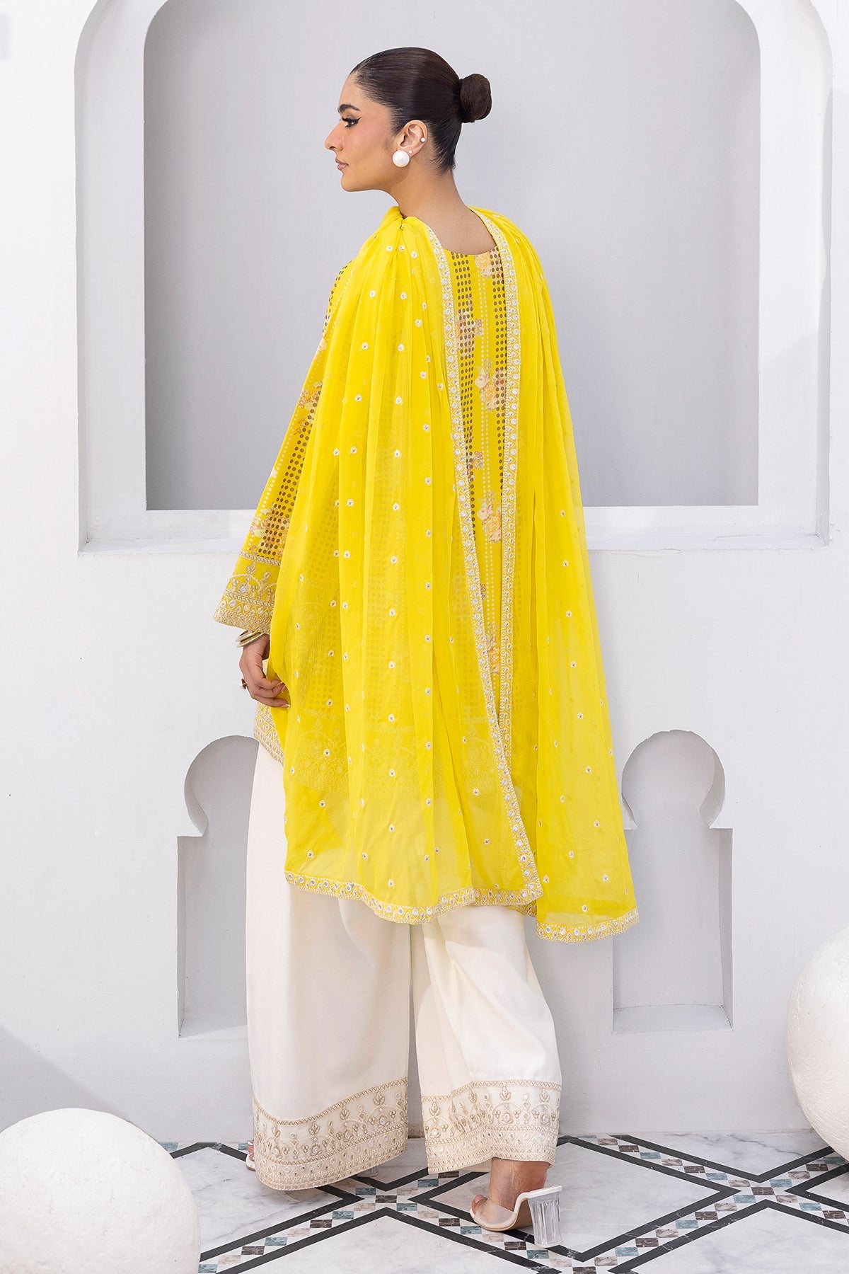 Charizma | Festive Pret | 3-PC Embroidered Raw-Silk CMA-6-410 by Charizma - Designer Dress  - Type : Ladies Clothes - Available at Libayah - 100% Original 