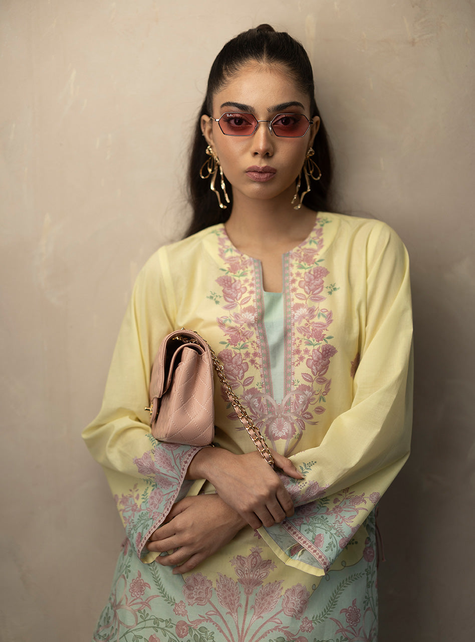 Zainab Chottani | Zahra Spring Edit 26 | Buttercup - Designer Dress - Type : Ladies Clothes - Available at Libayah - 100% Original