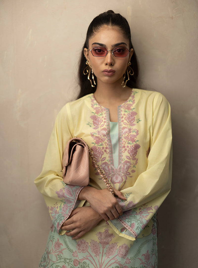 Zainab Chottani | Zahra Spring Edit 26 | Buttercup - Designer Dress - Type : Ladies Clothes - Available at Libayah - 100% Original
