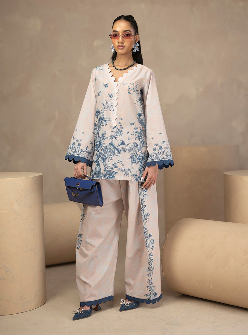 Zainab Chottani | Zahra Spring Edit 26 | Frosty - Designer Dress - Type : Ladies Clothes - Available at Libayah - 100% Original