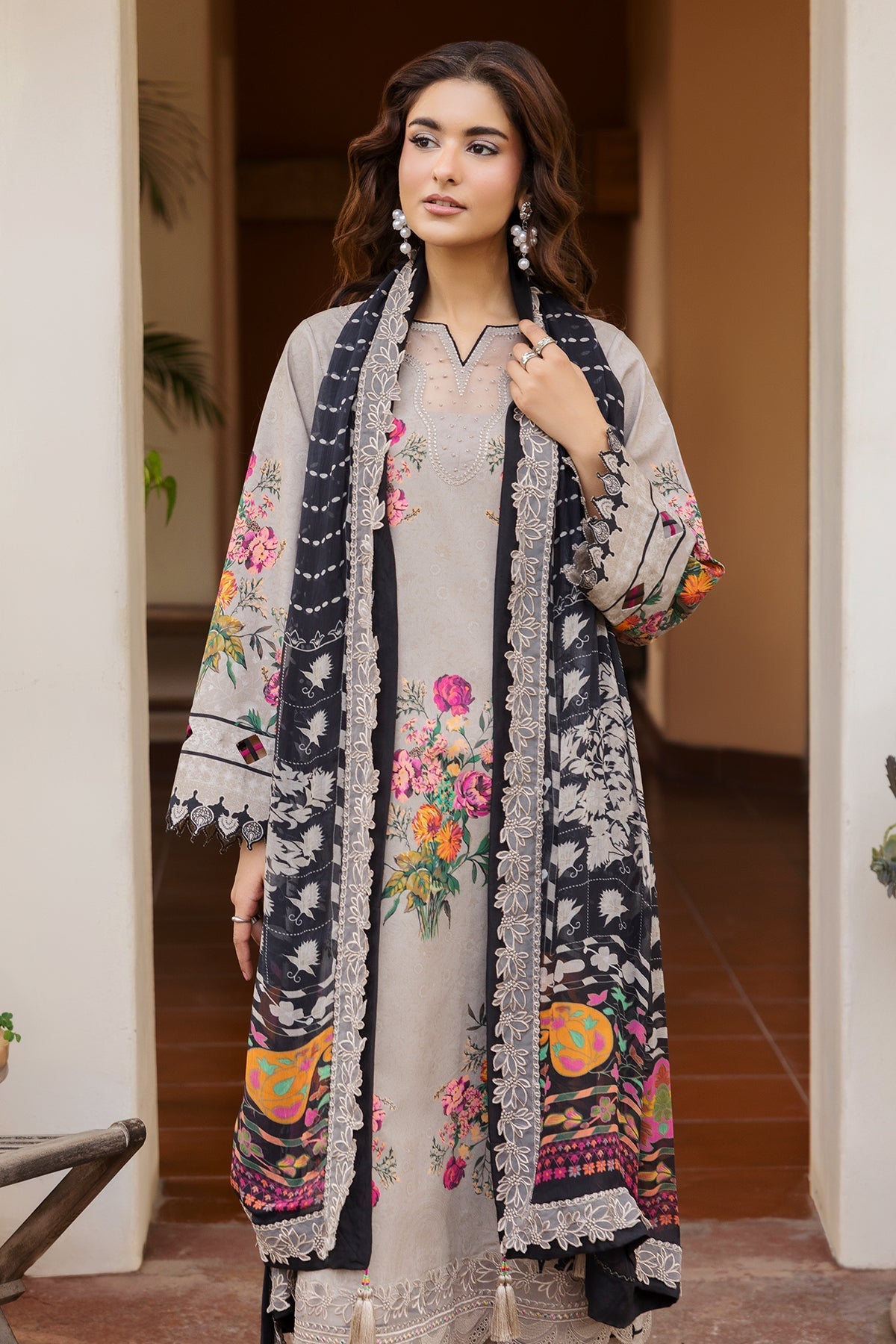 Charizma | Andaaz Lawn 26 | CAD6-08 by Charizma - Designer Dress  - Type : Ladies Clothes - Available at Libayah - 100% Original 