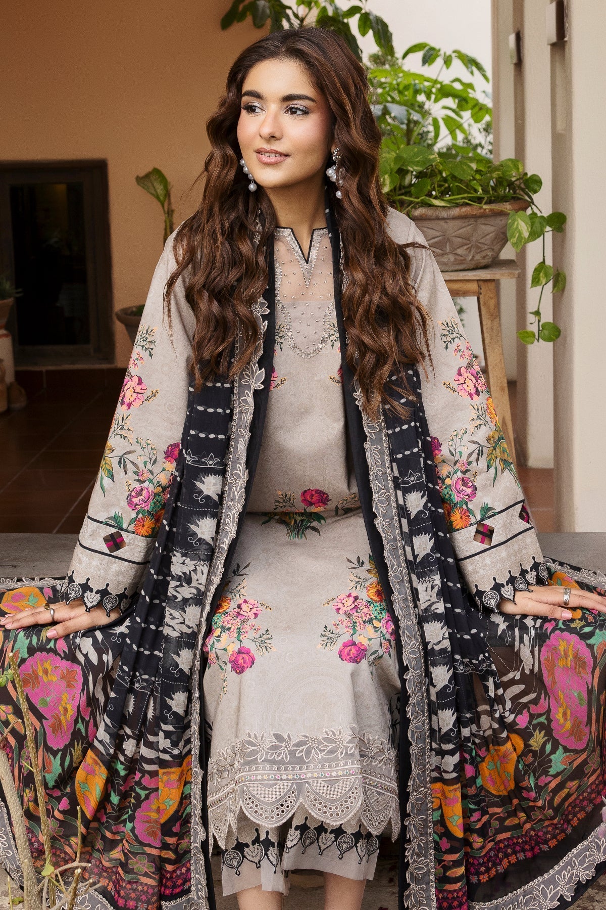 Charizma | Andaaz Lawn 26 | CAD6-08 by Charizma - Designer Dress  - Type : Ladies Clothes - Available at Libayah - 100% Original 