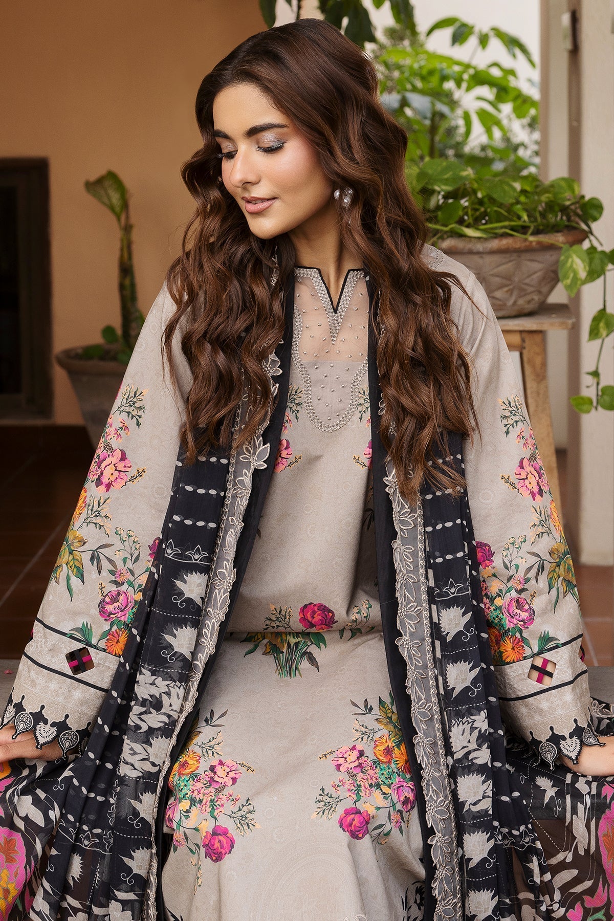 Charizma | Andaaz Lawn 26 | CAD6-08 by Charizma - Designer Dress  - Type : Ladies Clothes - Available at Libayah - 100% Original 