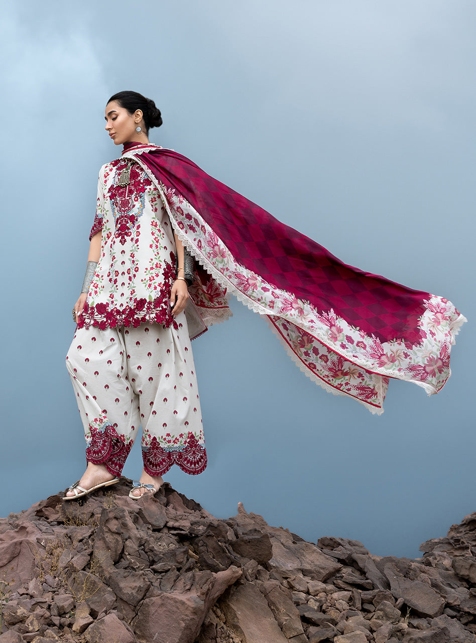 Zainab Chottani | Spring Summer Lawn 26 | Rivya 14 by Zainab Chottani - Designer Dress - Type : Luxury Dress - Available at Libayah - 100% Original