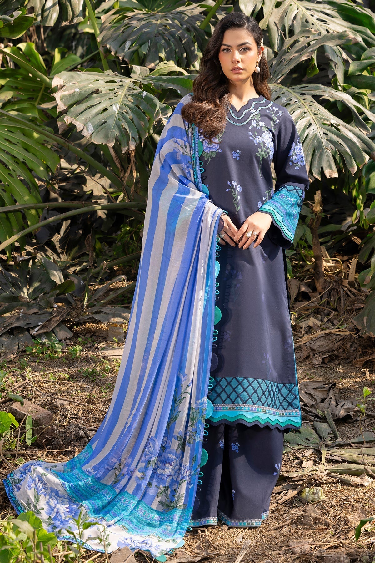 Charizma | C prints Lawn | CP5-19 by Charizma - Designer Dress - Type: Ladies Clothes - Available at Libayah - 100% Original