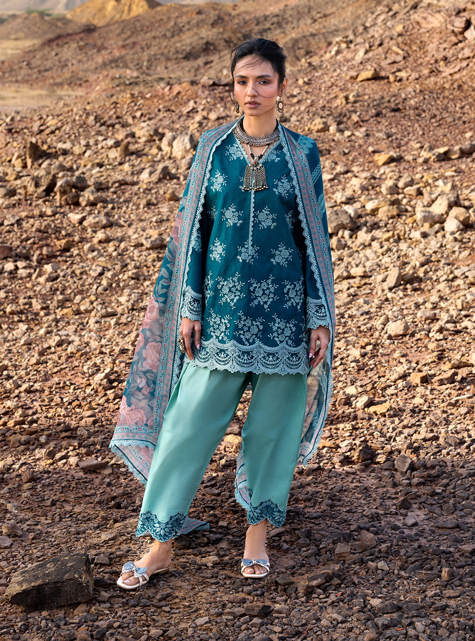 Zainab Chottani | Spring Summer Lawn 26 | Nissa by Zainab Chottani - Designer Dress - Type : Luxury Dress - Available at Libayah - 100% Original
