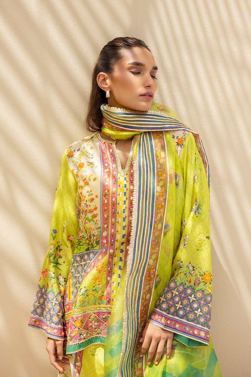 Sania Maskatiya | Mirra Luxury Pret 25 | Zella (B) by Sania Maskatiya - Designer Dress  - Type : Ladies Clothes - Available at Libayah - 100% Original 