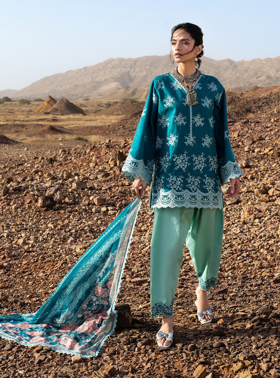 Zainab Chottani | Spring Summer Lawn 26 | Nissa by Zainab Chottani - Designer Dress - Type : Luxury Dress - Available at Libayah - 100% Original