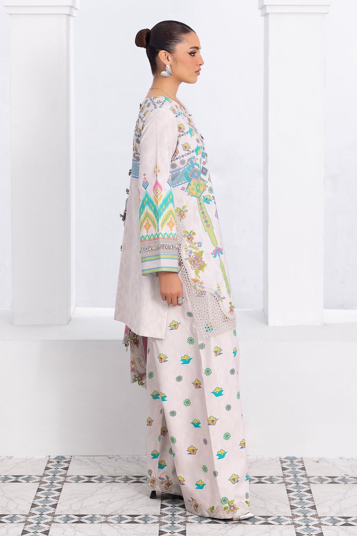 Afrozeh | Basic Pret 26 RTW | NACRE by Afrozeh - Designer Dress  - Type : Ladies Clothes - Available at Libayah - 100% Original 