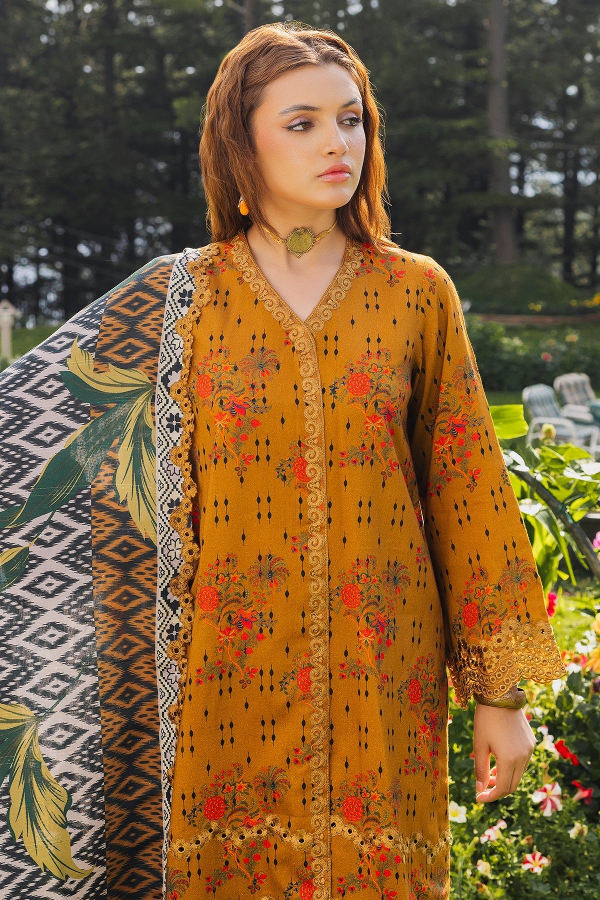Charizma | Aniiq Embroidered Collection | STAPLE SHAWL ANW4-02 by Charizma - Designer Dress - Type: Casuals - Available at Libayah - 100% Original