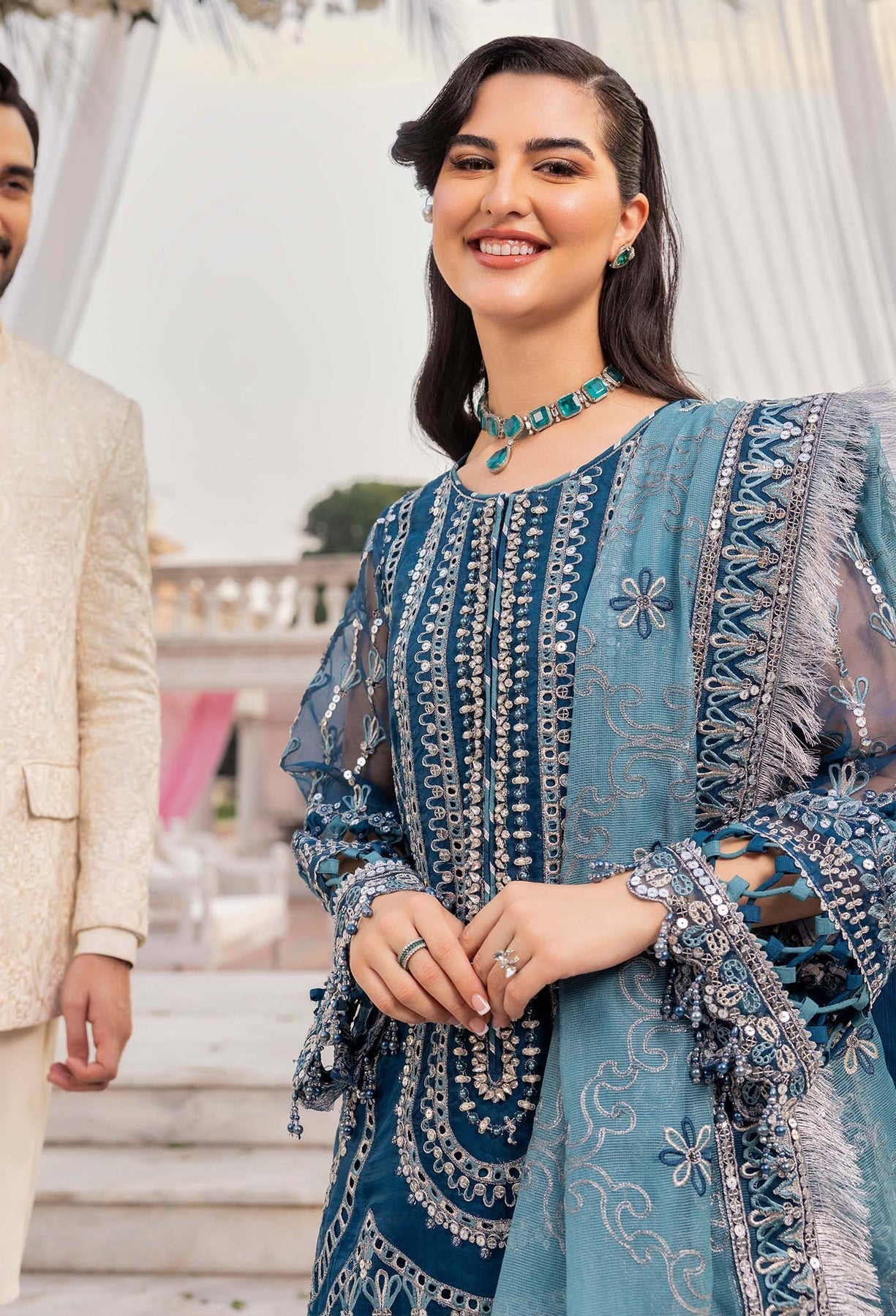 Adans Libas | Jab We Met | CELESTIAL BLOOM by Adans Libas - Designer Dress - Type: Ladies Clothes - Available at Libayah - 100% Original