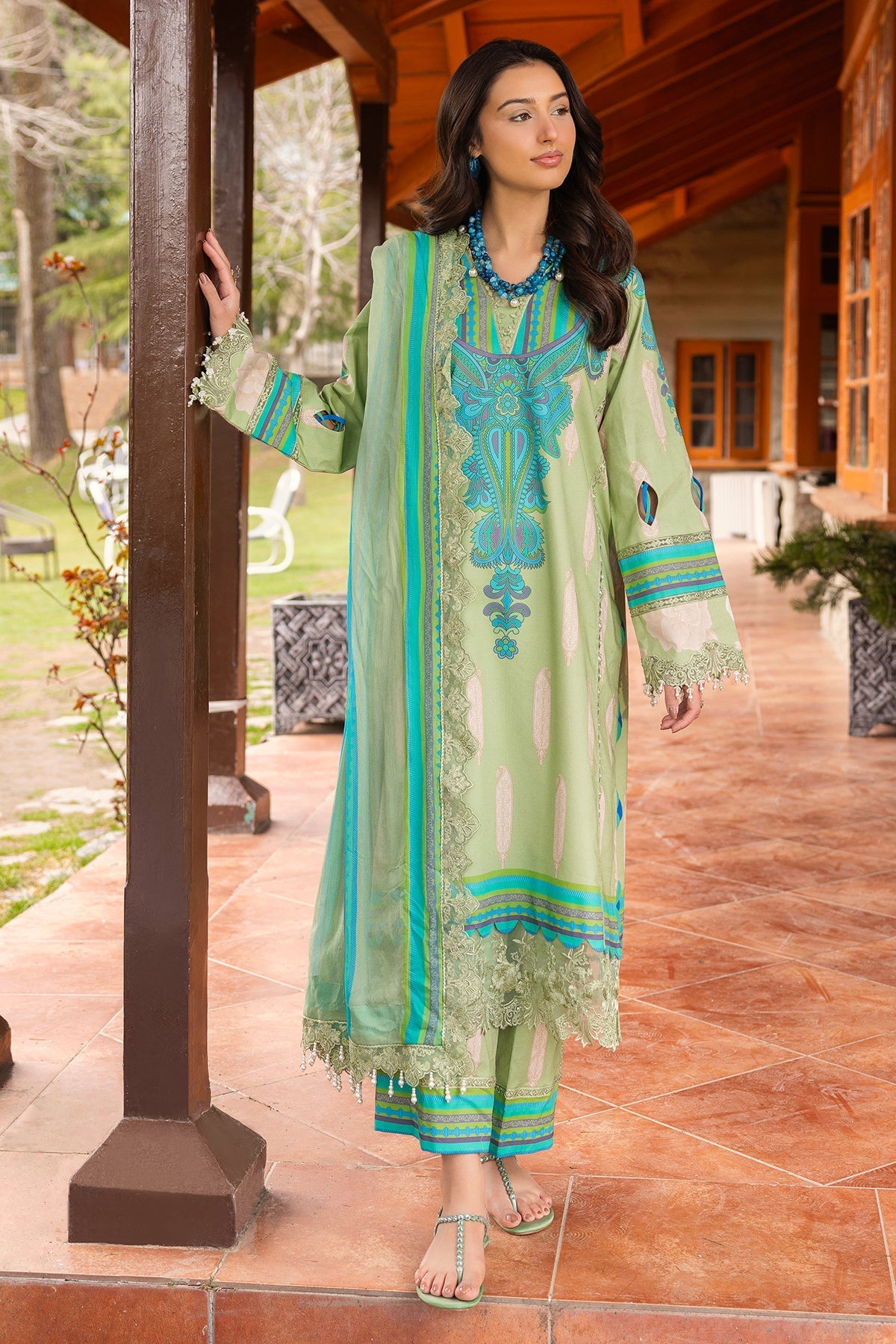 Charizma | Festive Edit | CRB6-13P by Charizma - Designer Dress  - Type : Ladies Clothes - Available at Libayah - 100% Original 