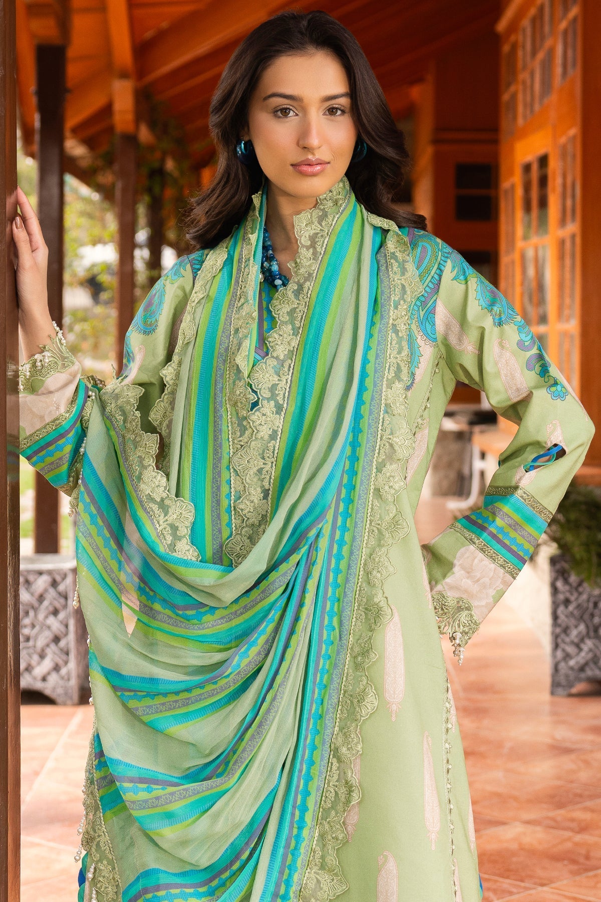 Charizma | Festive Edit | CRB6-13P by Charizma - Designer Dress  - Type : Ladies Clothes - Available at Libayah - 100% Original 