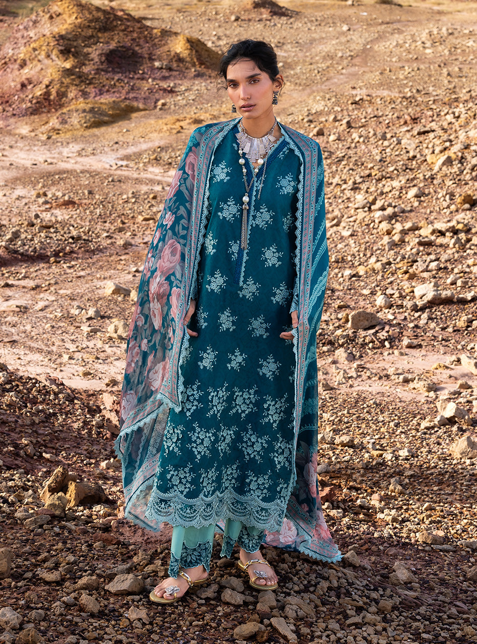 Zainab Chottani | Spring Summer Lawn 26 | Nissa by Zainab Chottani - Designer Dress - Type : Luxury Dress - Available at Libayah - 100% Original