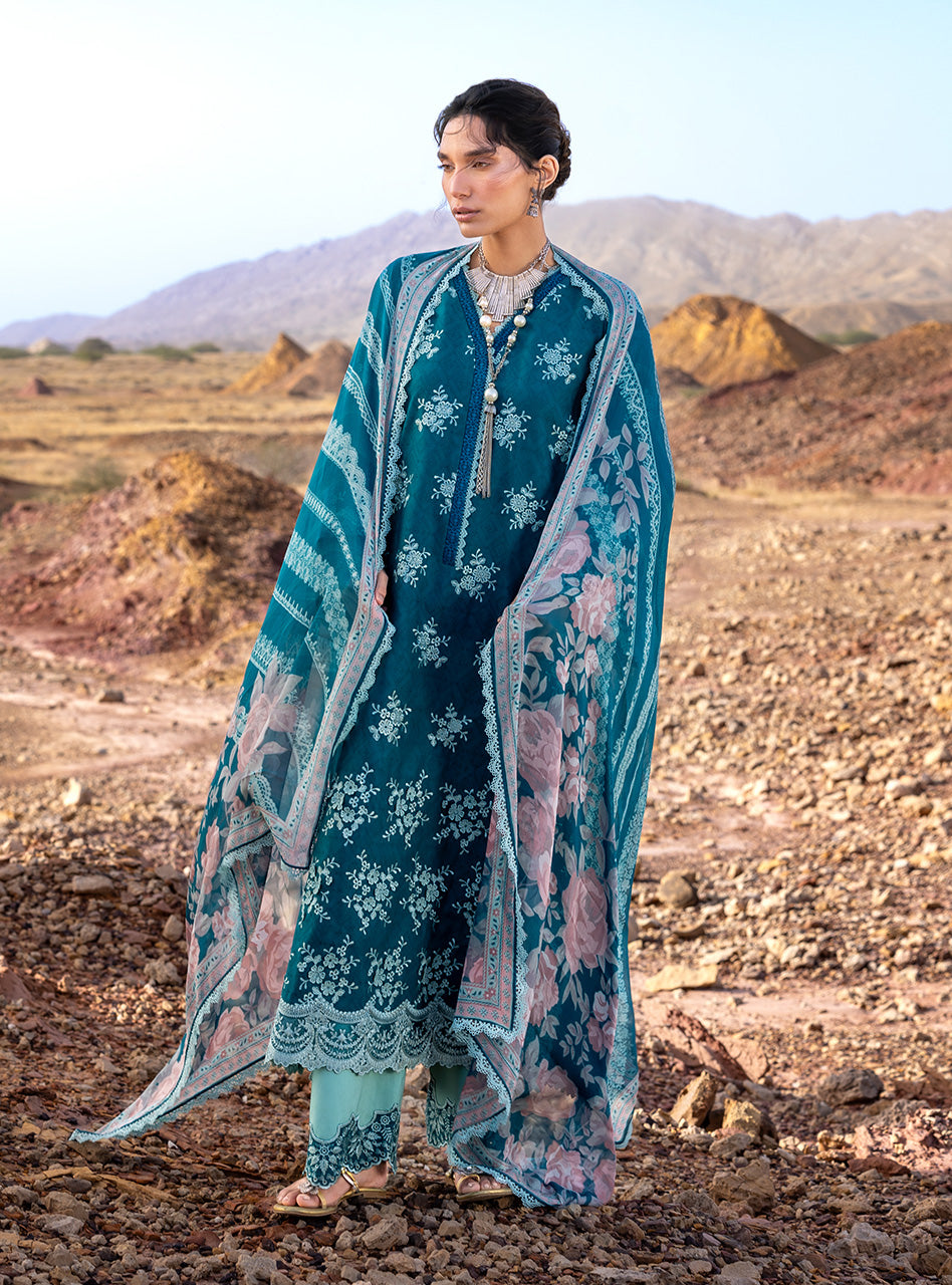 Zainab Chottani | Spring Summer Lawn 26 | Nissa by Zainab Chottani - Designer Dress - Type : Luxury Dress - Available at Libayah - 100% Original