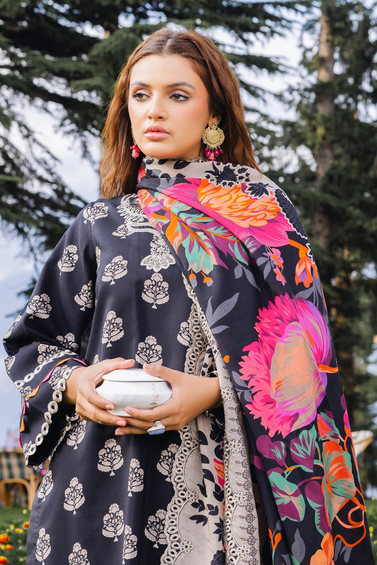 Charizma | Aniiq Embroidered Collection | STAPLE SHAWL ANW4-07 by Charizma - Designer Dress - Type: Casuals - Available at Libayah - 100% Original