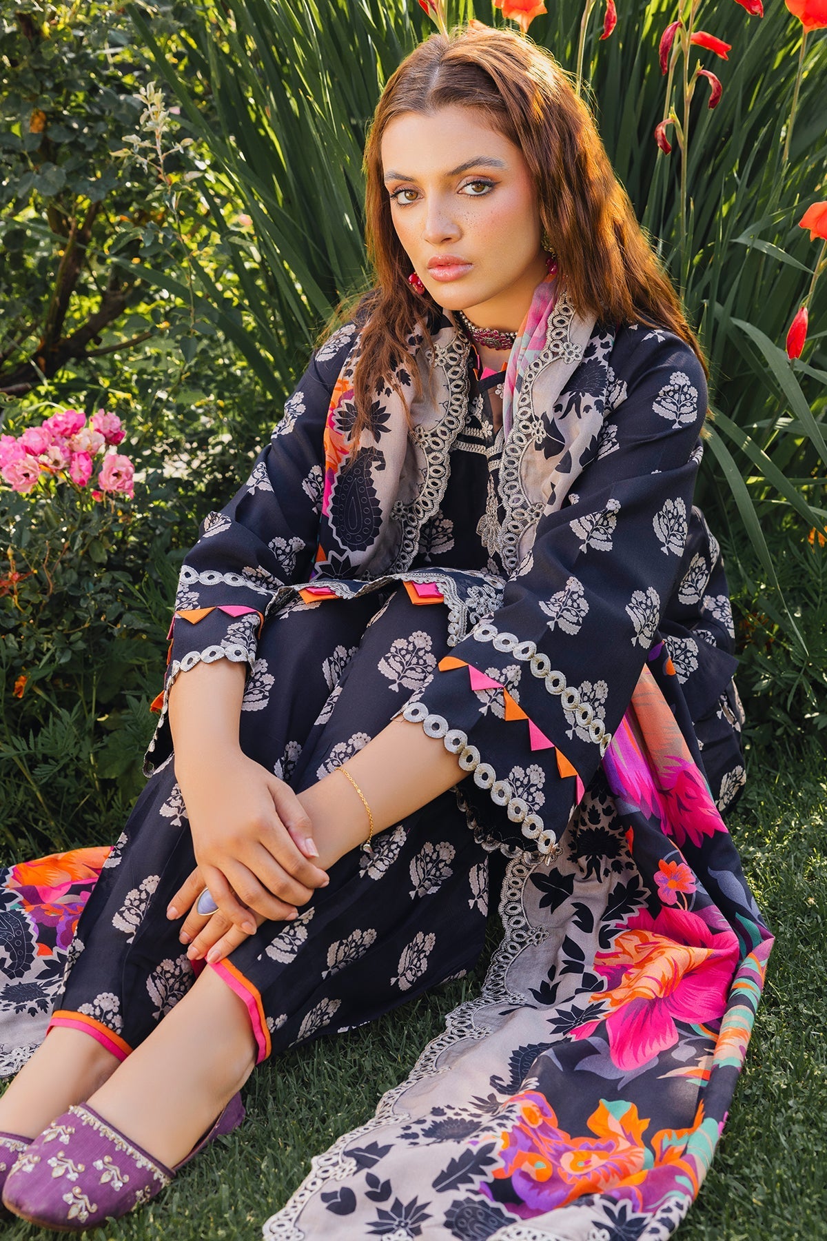 Charizma | Aniiq Embroidered Collection | STAPLE SHAWL ANW4-07 by Charizma - Designer Dress - Type: Casuals - Available at Libayah - 100% Original