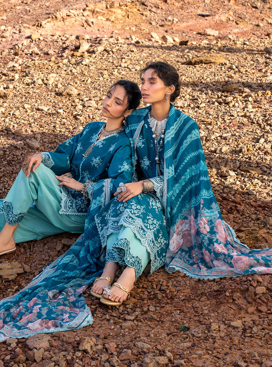 Zainab Chottani | Spring Summer Lawn 26 | Nissa by Zainab Chottani - Designer Dress - Type : Luxury Dress - Available at Libayah - 100% Original