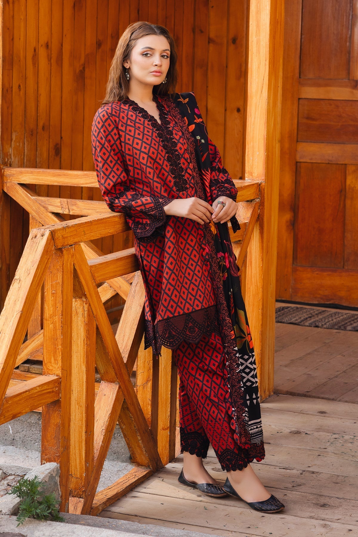 Charizma | Aniiq Embroidered Collection | STAPLE SHAWL ANW4-06 by Charizma - Designer Dress - Type: Casuals - Available at Libayah - 100% Original