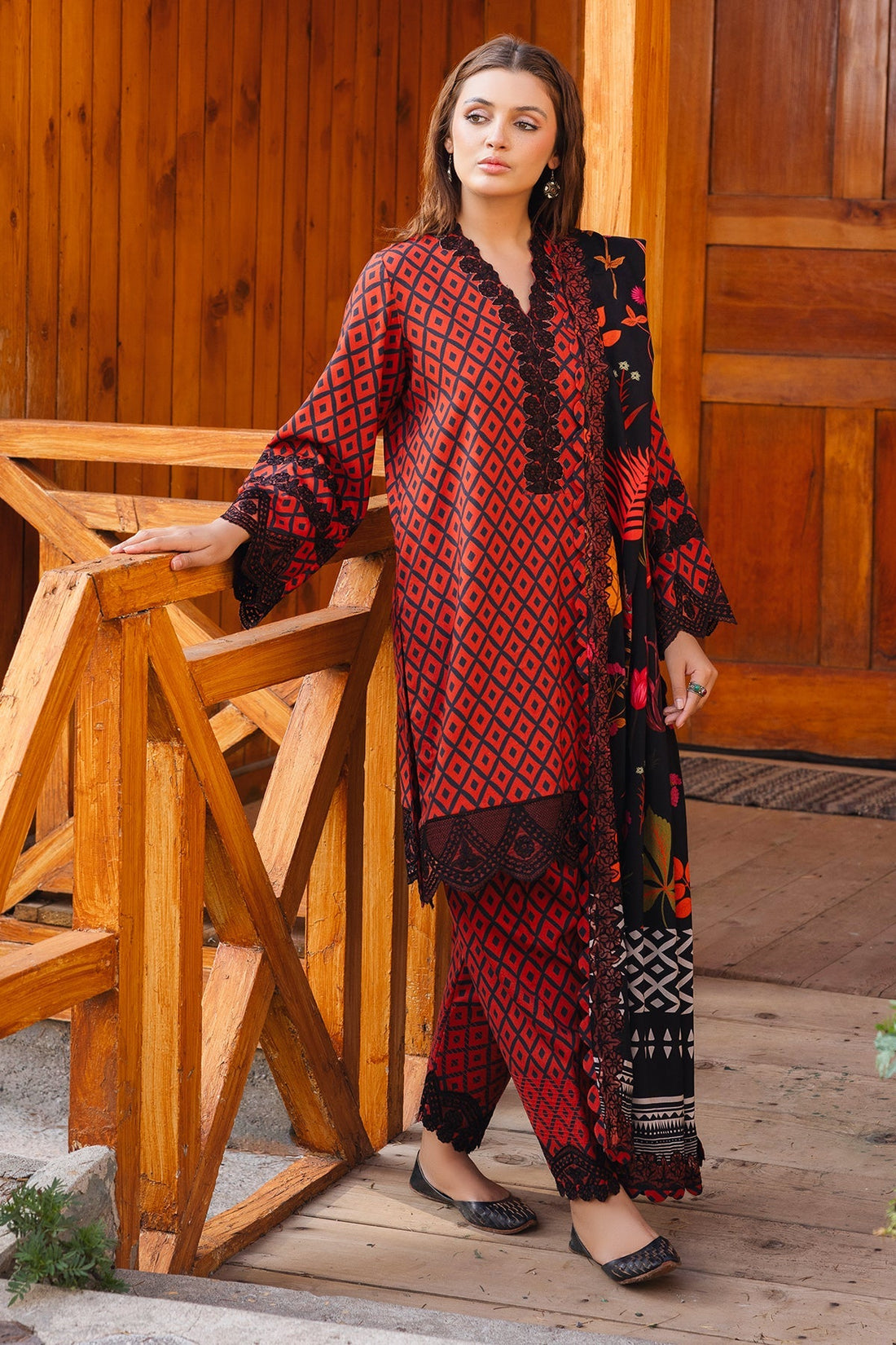 Charizma | Aniiq Embroidered Collection | STAPLE SHAWL ANW4-06 by Charizma - Designer Dress - Type: Casuals - Available at Libayah - 100% Original