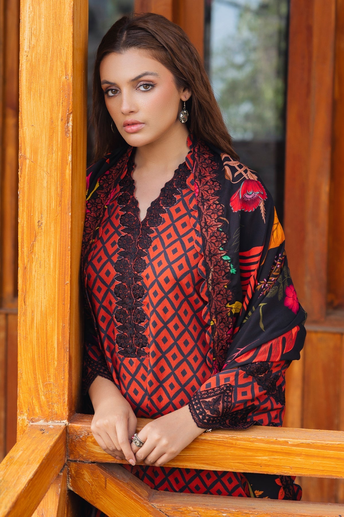Charizma | Aniiq Embroidered Collection | STAPLE SHAWL ANW4-06 by Charizma - Designer Dress - Type: Casuals - Available at Libayah - 100% Original