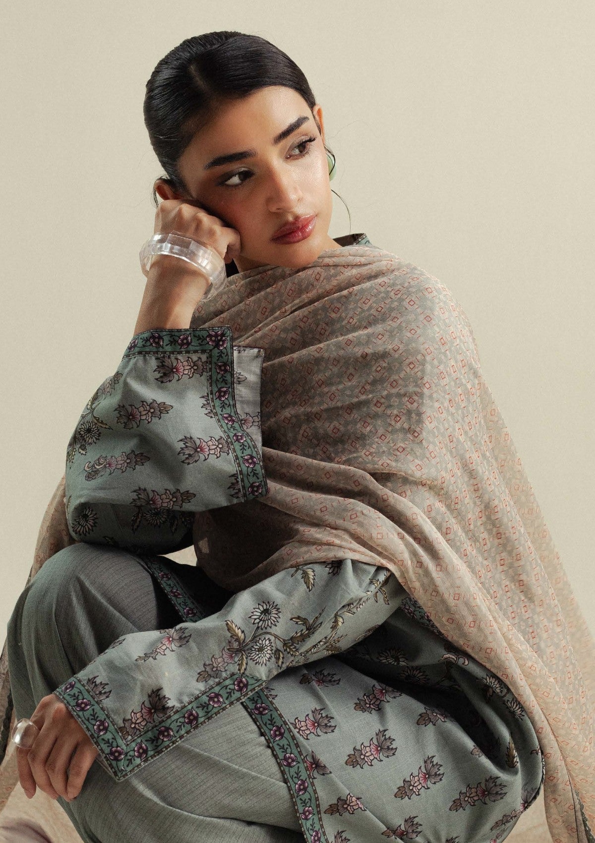 Zara Shahjahan | Coco Prints 25 | Fable-5B by Zara Shahjahan - Designer Dress  - Type : Ladies Clothes - Available at Libayah - 100% Original 