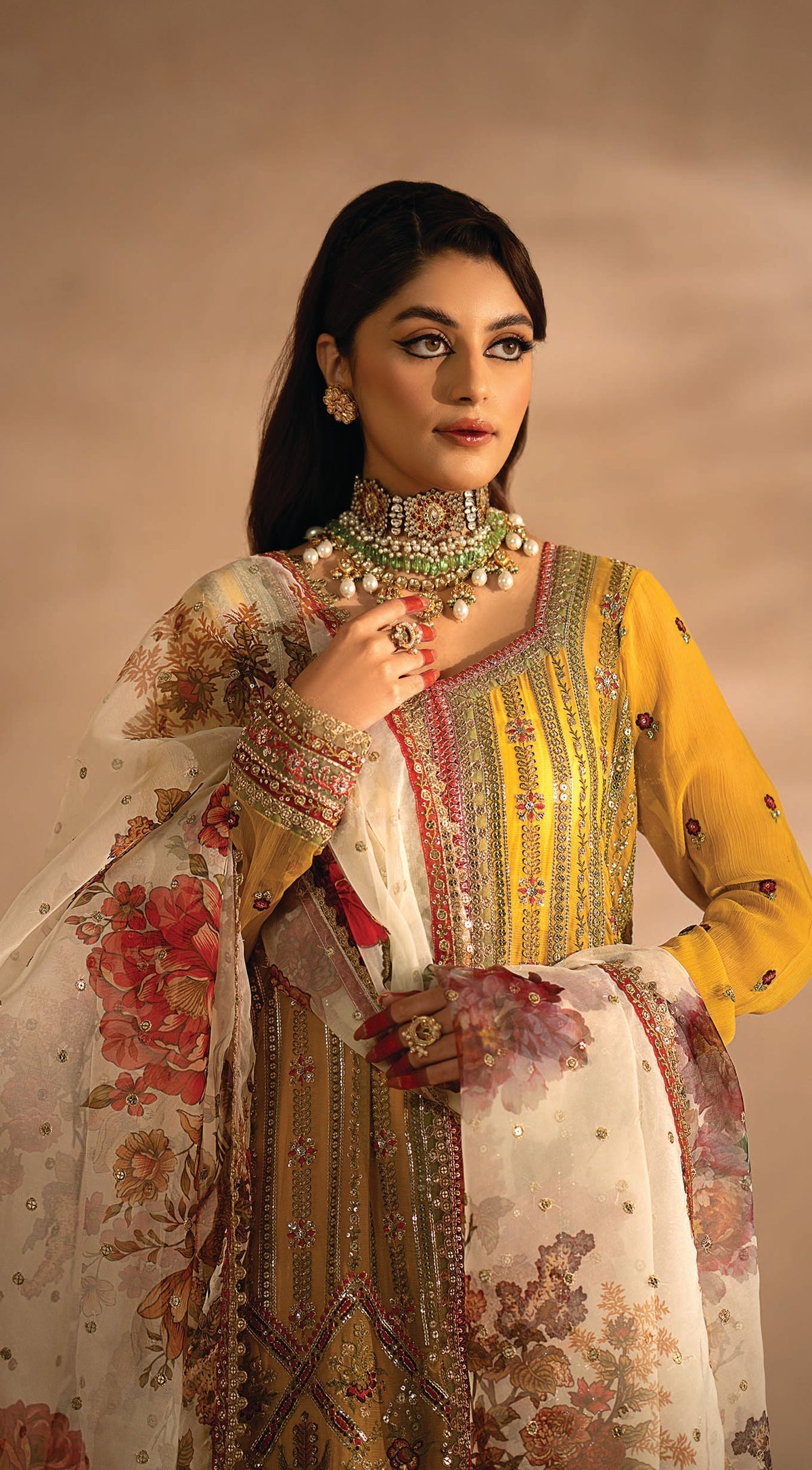 Myeesha | Nayab Formals | Pukhraj by Myeesha - Designer Dress - Type: Ladies Clothes - Available at Libayah - 100% Original