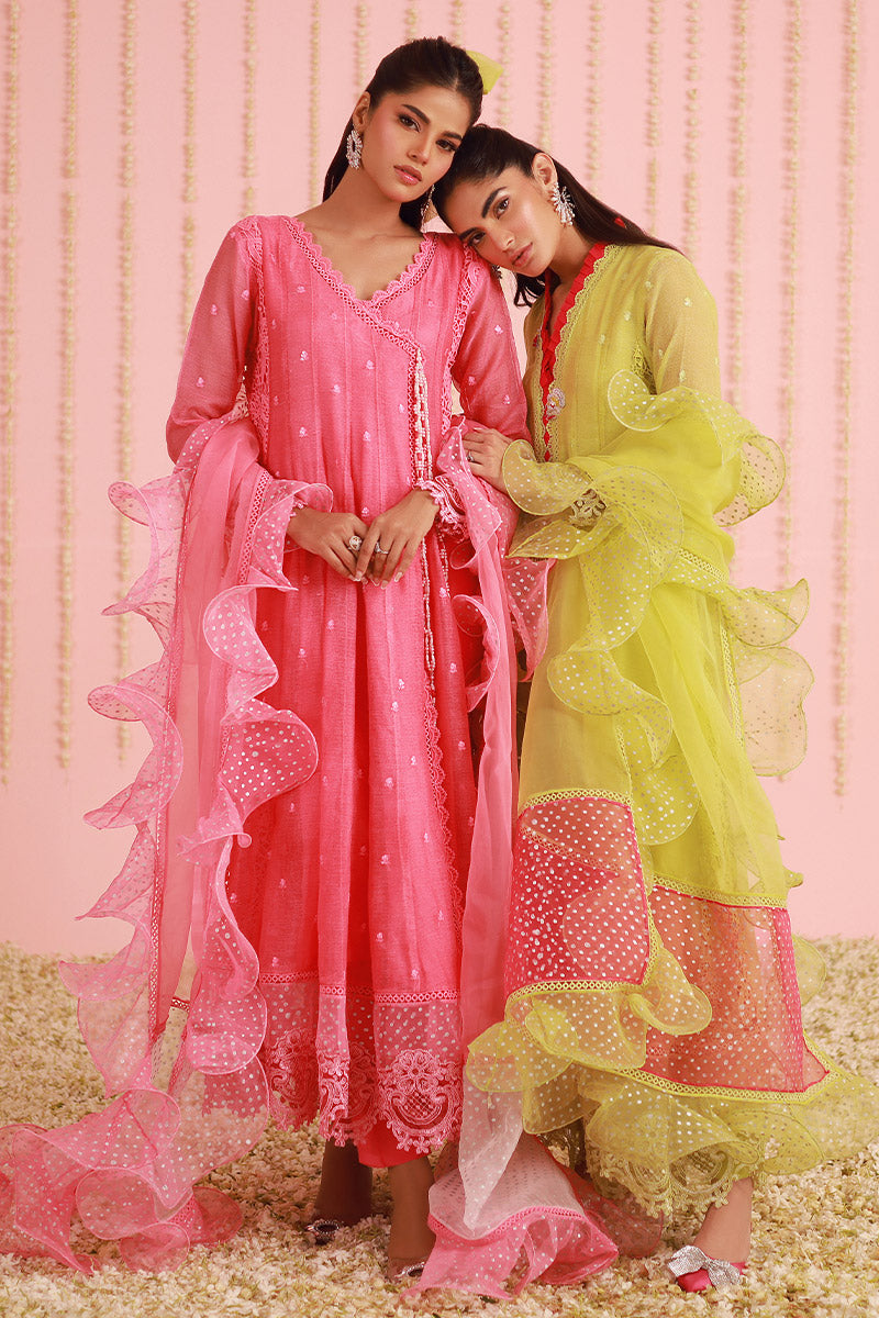 Chic Ophicial | Ruffles Collection | Pear Green Kalidar by Chic Ophicial - Designer Dress - Type: Ladies Clothes - Available at Libayah - 100% Original