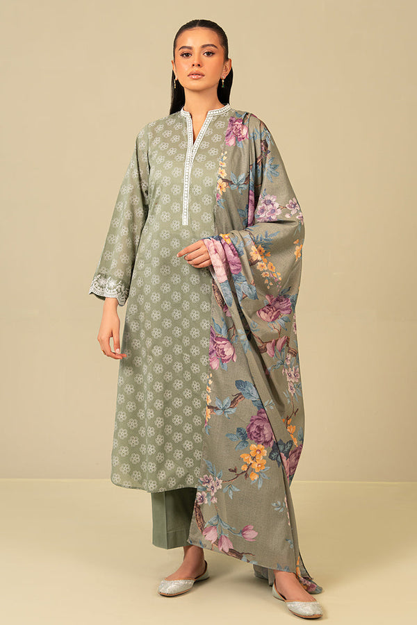 Cross Stitch | Daily Wear | BLOOMING SAGE by Cross Stitch - Designer Dress - Type: Casuals - Available at Libayah - 100% Original
