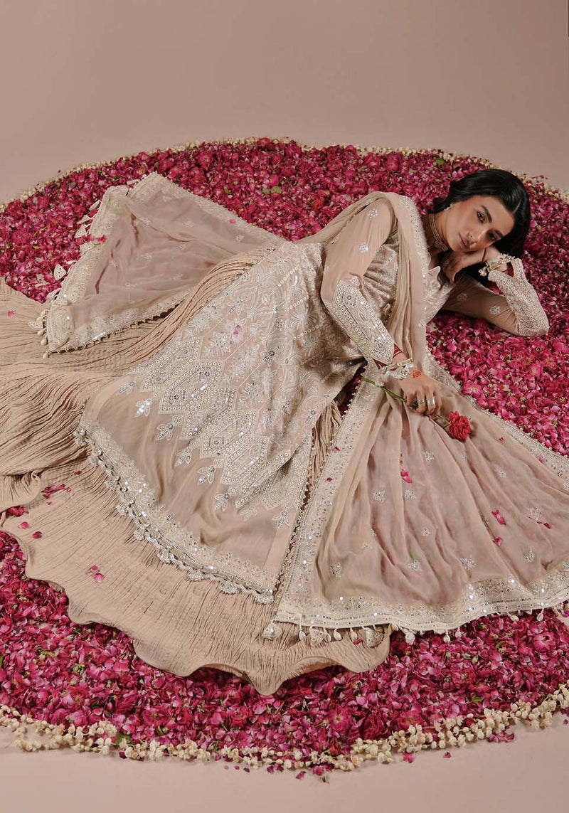 Zarqash | Lakhnawi Festive Chiffon 24 |  ZQ 005B LIBA by Zarqash - Designer Dress - Type: Ladies Clothes - Available at Libayah - 100% Original