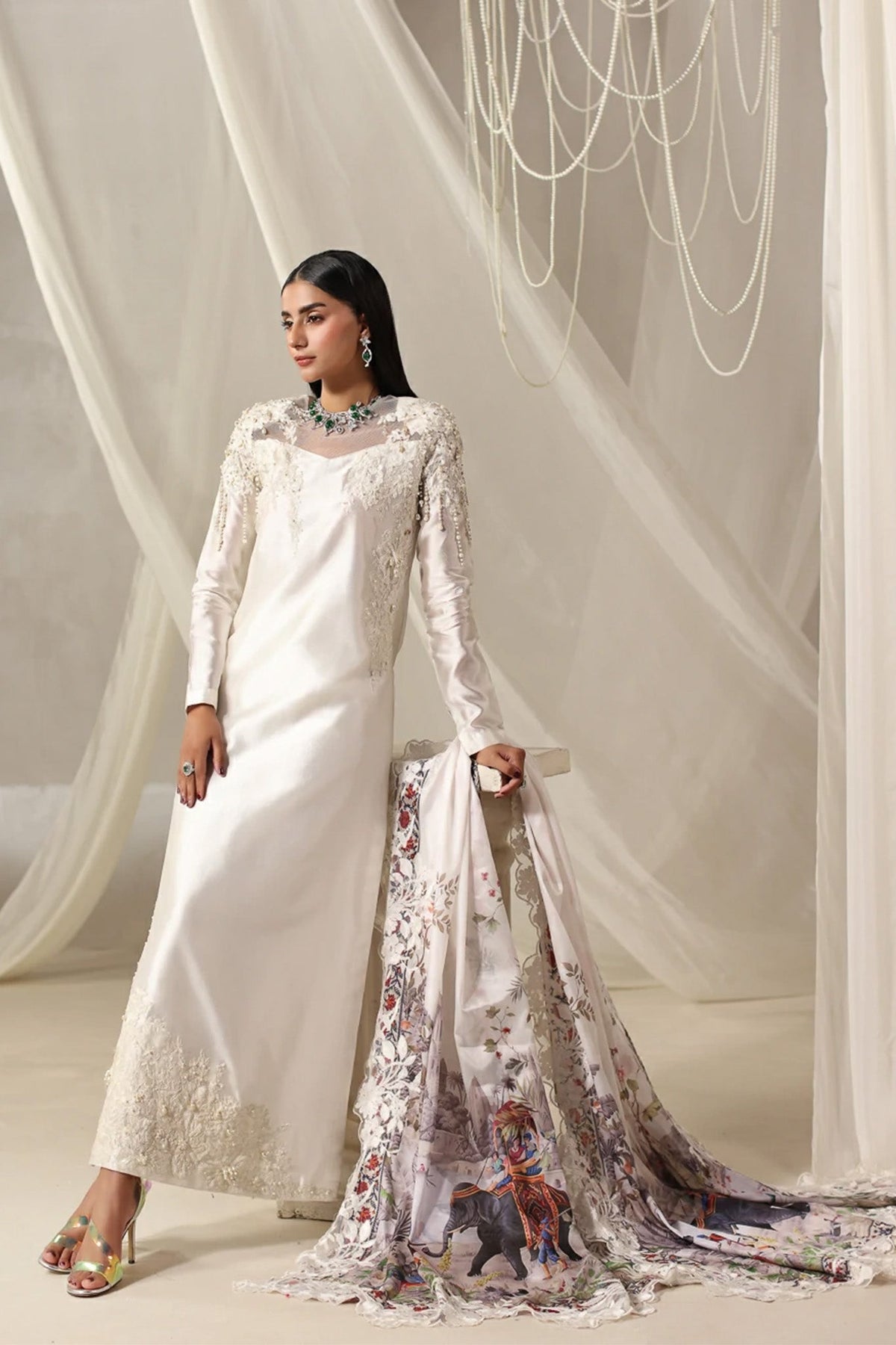 Musferah Saad | Into Twilight | Aria by Musferah Saad - Designer Dress  - Type : Ladies Clothes - Available at Libayah - 100% Original 