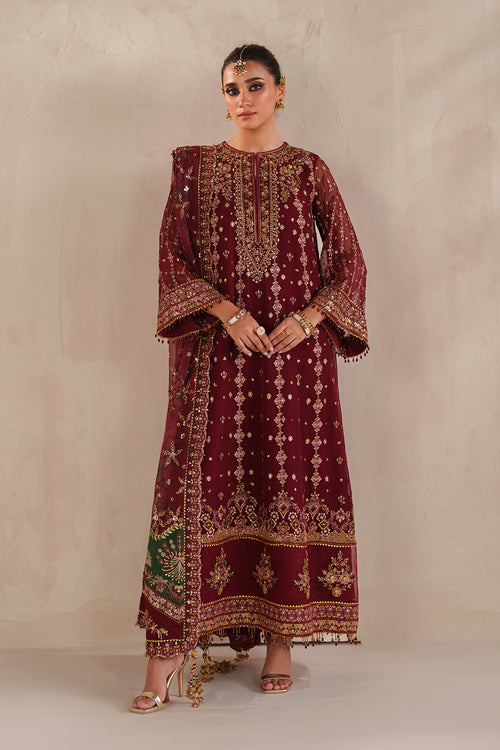 Baroque | Formals Collection | EMBROIDERED CHIFFON UF-4367 by Baroque - Designer Dress  - Type : Ladies Clothes - Available at Libayah - 100% Original 