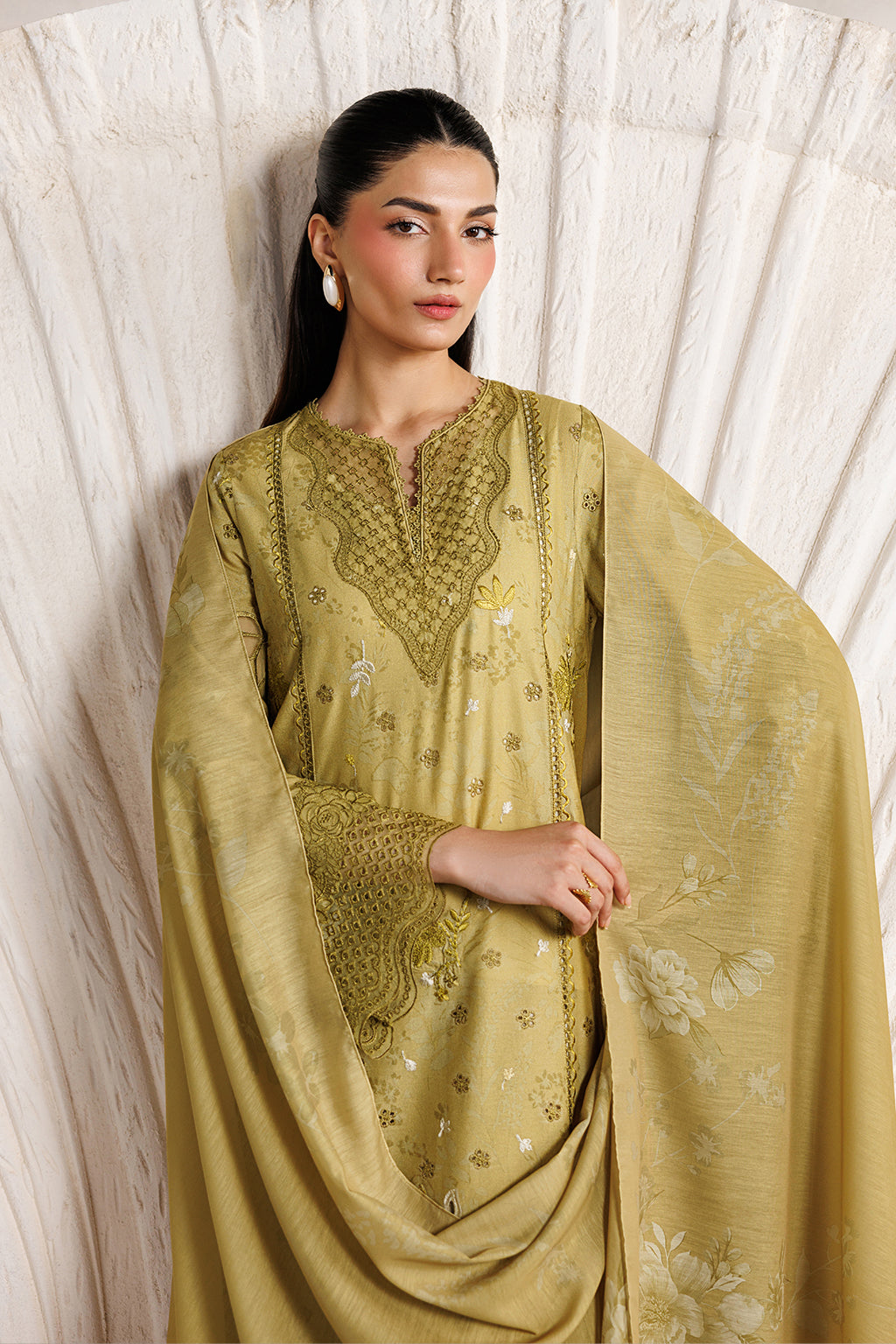 Iznik | Festive lawn 26 | IBE-09 Embroidered Lawn by Iznik - Designer Dress  - Type : Ladies Clothes - Available at Libayah - 100% Original 