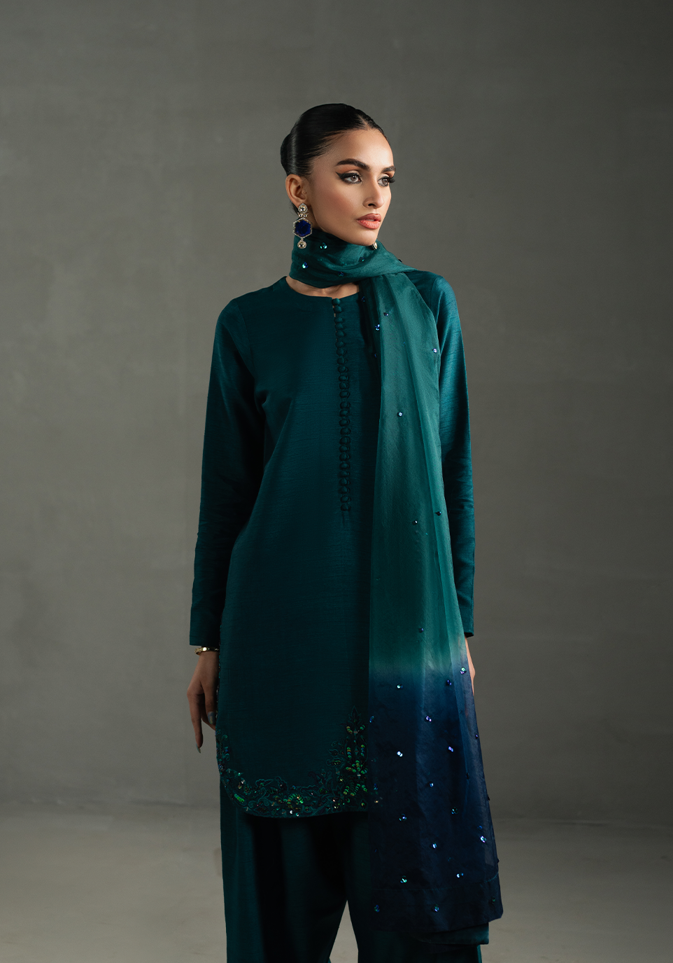 Zarqash | Silk Edit | ZQS 015 ELOISE by Zarqash - Designer Dress - Type: Ladies Clothes - Available at Libayah - 100% Original