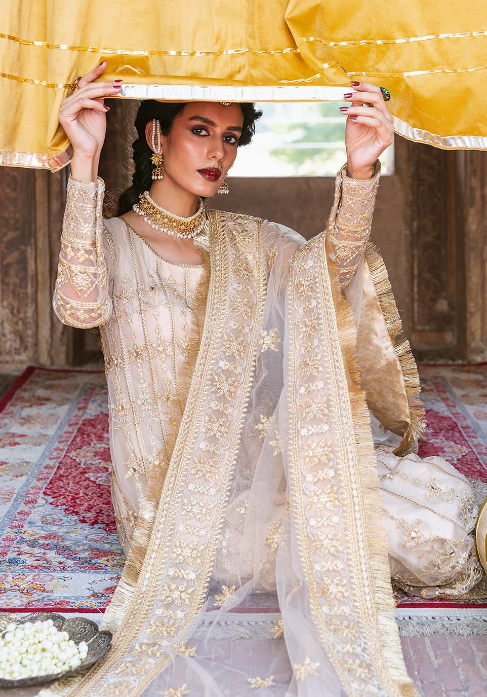 Naaz – authentic Pakistani formal dress from the Zarqash Arzoo Festive Collection collection for women in the UK.