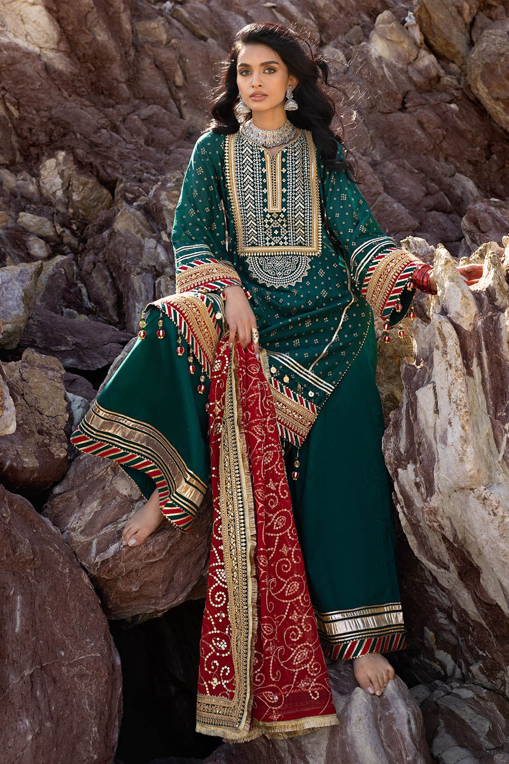 Gul Ahmed | Chunri Lawn 25 | BM-52024 by Gul Ahmed - Designer Dress - Type: Ladies Clothes - Available at Libayah - 100% Original