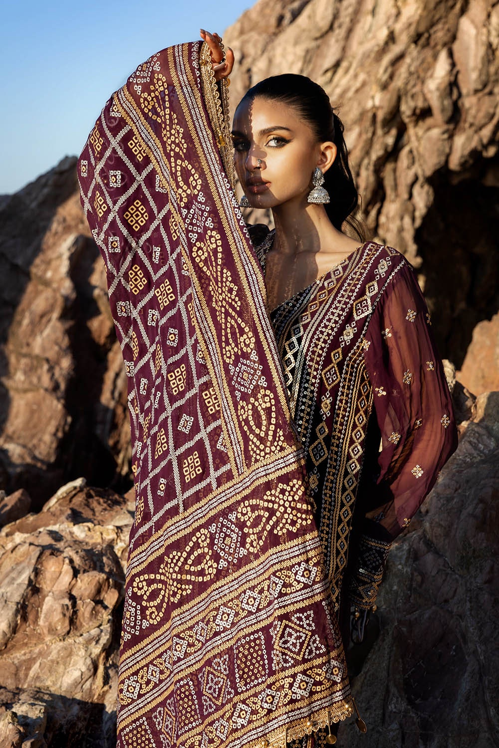Gul Ahmed | Chunri Lawn 25 | BM-52023 by Gul Ahmed - Designer Dress - Type: Ladies Clothes - Available at Libayah - 100% Original