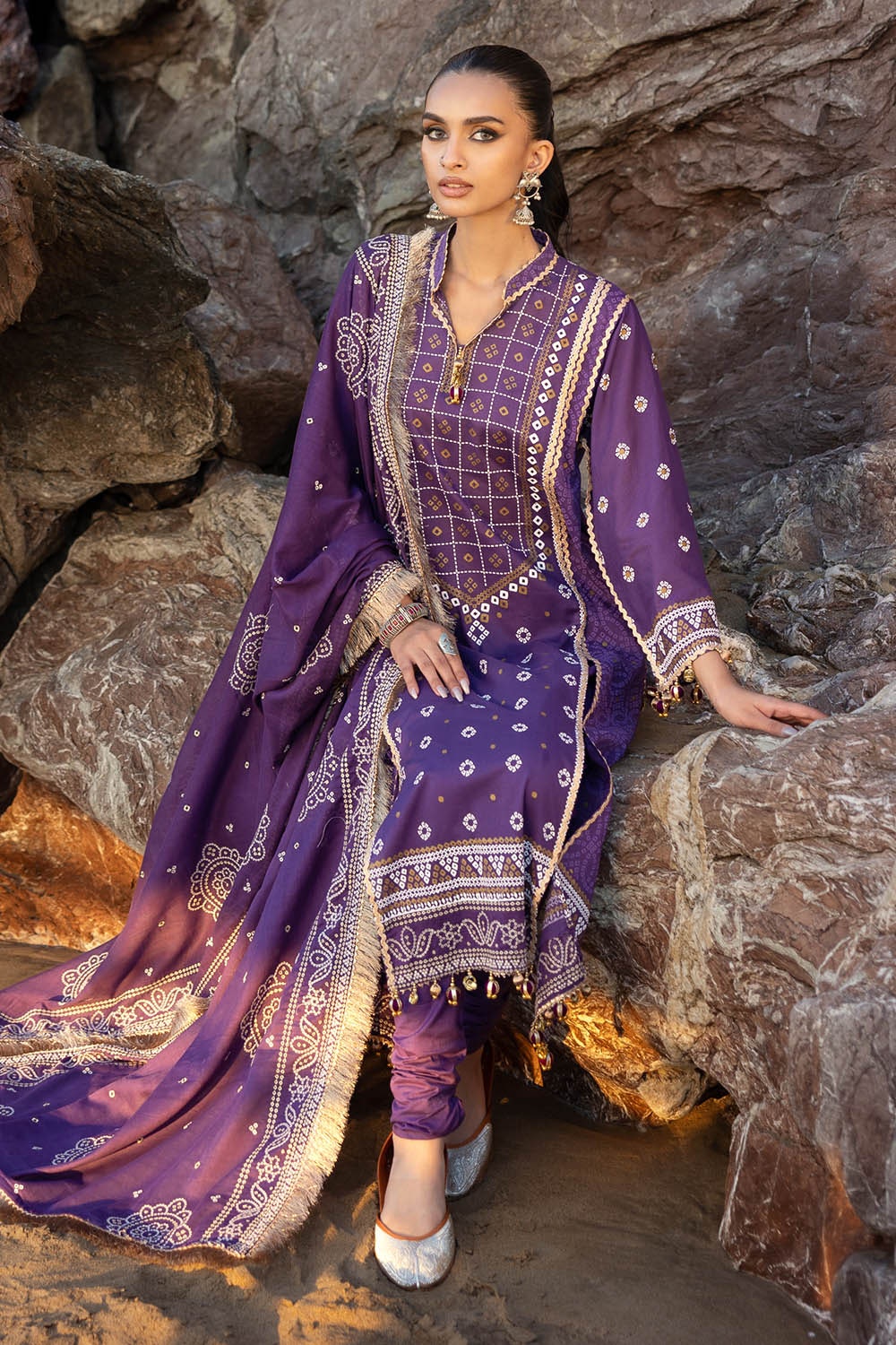 Gul Ahmed | Chunri Lawn 25 | CL-52169 by Gul Ahmed - Designer Dress - Type: Ladies Clothes - Available at Libayah - 100% Original
