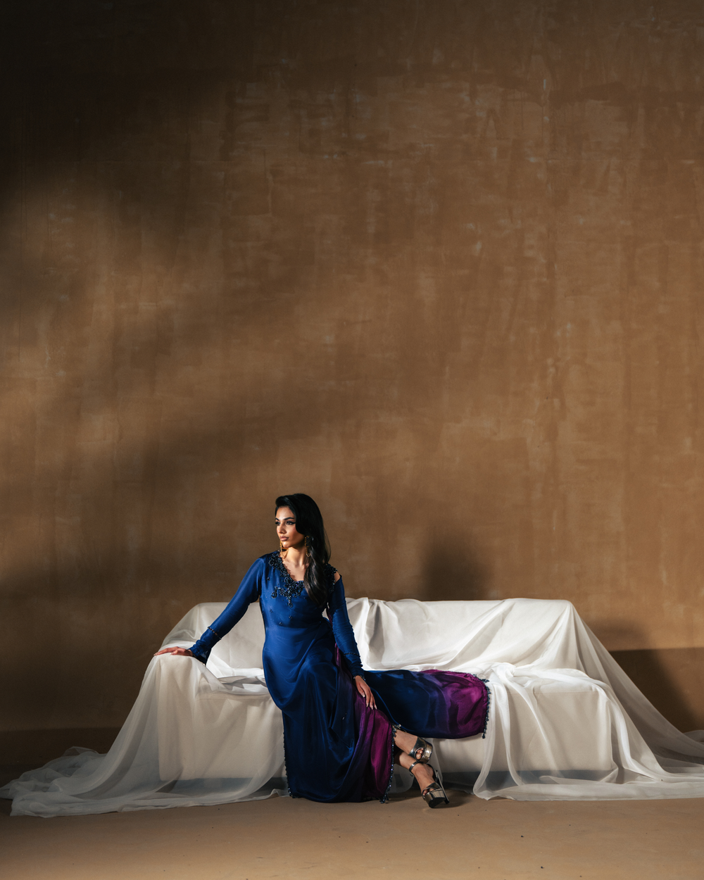 Vasal | Zyra Luxe Pret 26 | Sapphire drift by Vasal - Designer Dress  - Type : Ladies Clothes - Available at Libayah - 100% Original 