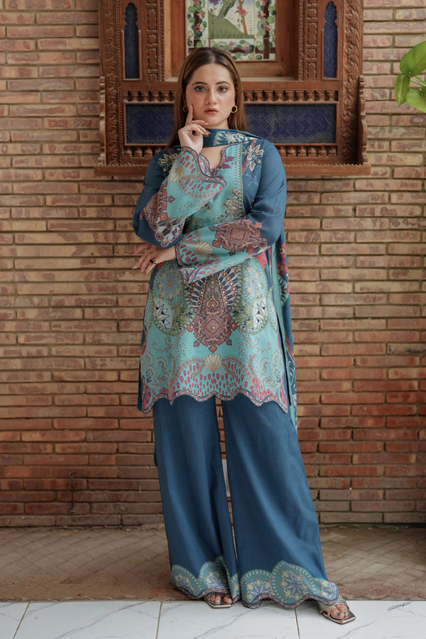 Shamaeel Ansari | Nazaakat Pret | Sky Enchant by Shamaeel Ansari - Designer Dress  - Type : Ladies Clothes - Available at Libayah - 100% Original 