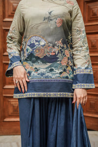 Shamaeel Ansari | Nazaakat Pret | Azure Whisper by Shamaeel Ansari - Designer Dress  - Type : Ladies Clothes - Available at Libayah - 100% Original 