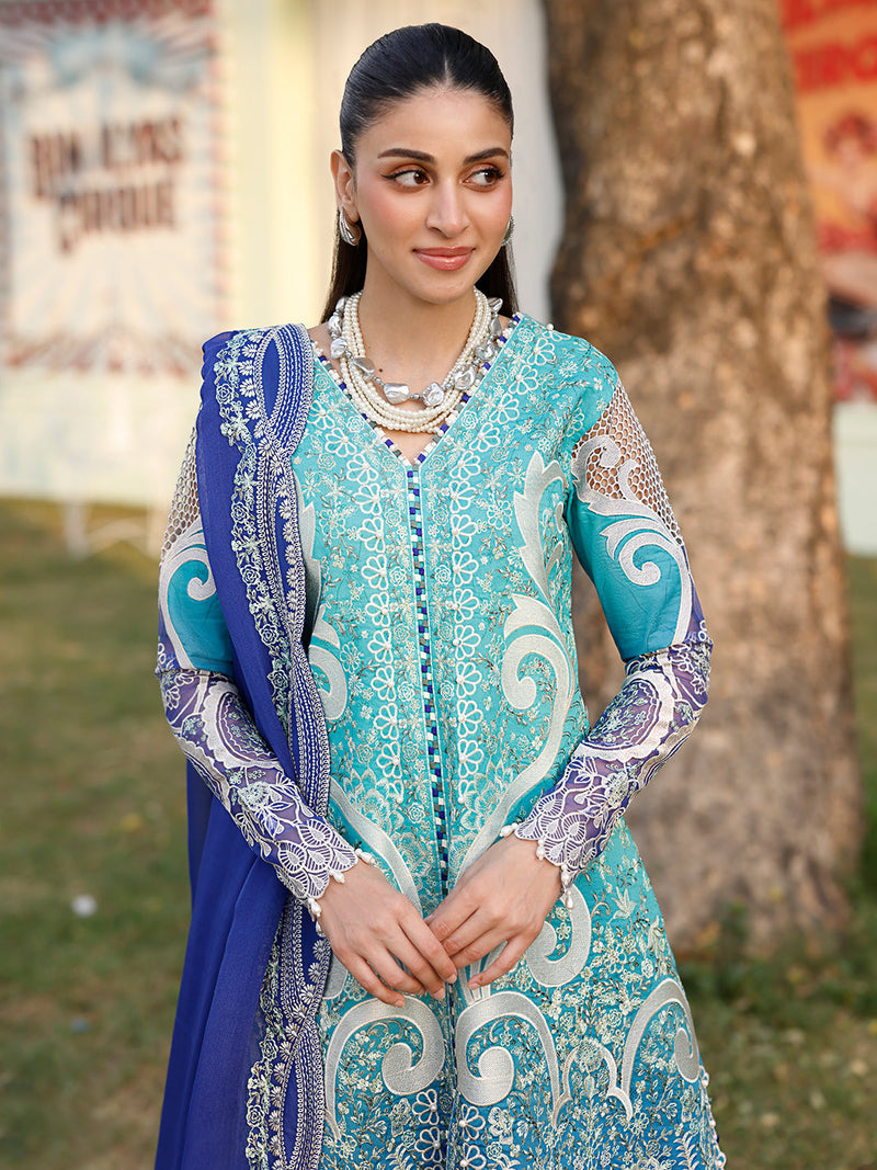 Bin Ilyas | Carnival Summer Edit 25 | 36 - A by Bin Ilyas - Designer Dress - Type: Ladies Clothes - Available at Libayah - 100% Original