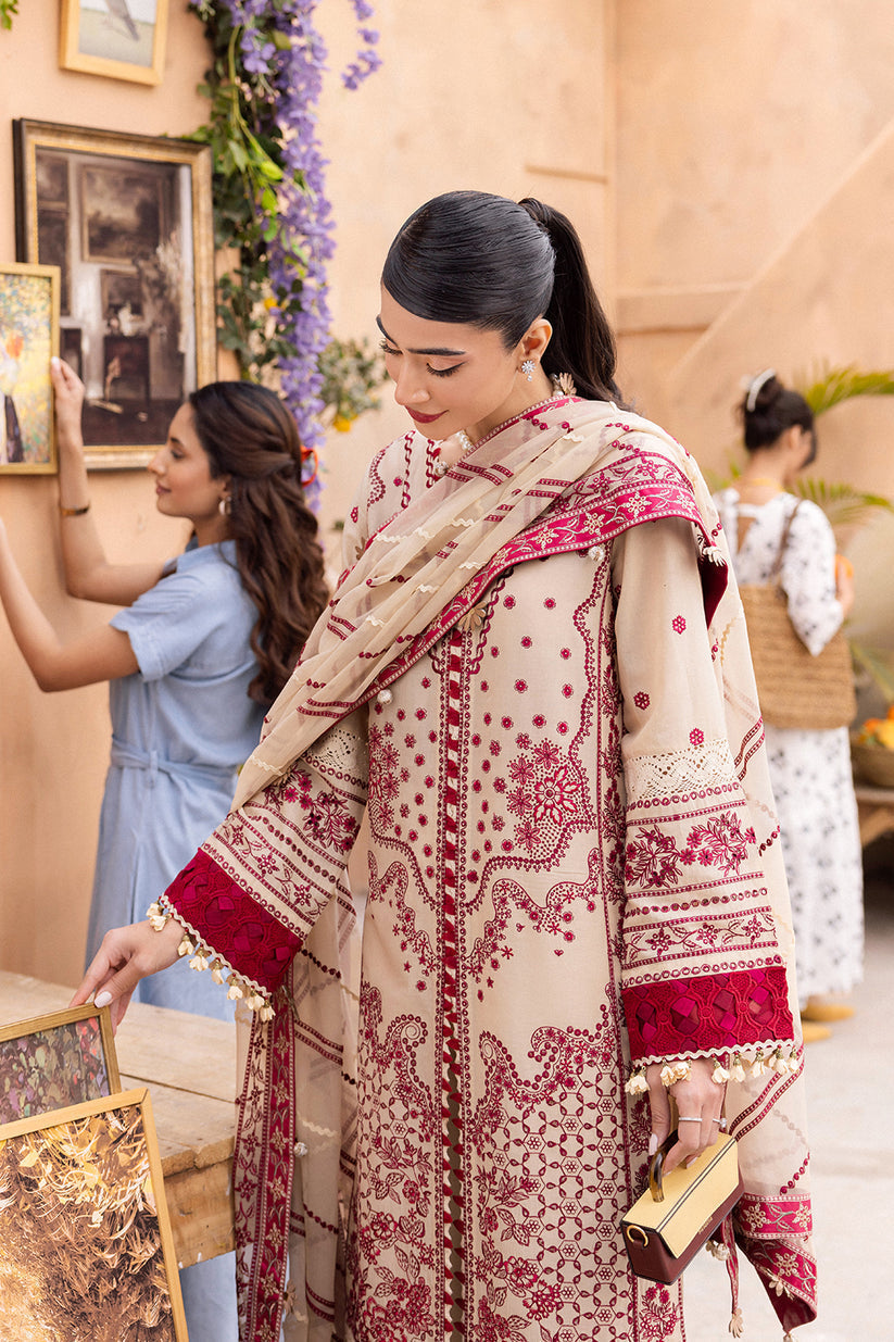 Saad Shaikh | La Amour Luxury Lawn | Zena
