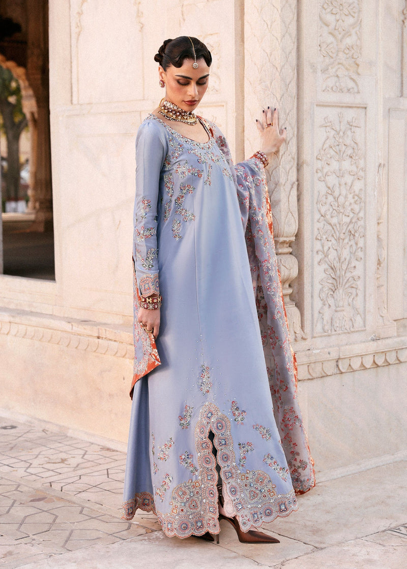 Hussain Rehar | Luxury Pret AW 25 | Periwina by Hussain Rehar - Designer Dress  - Type : Ladies Clothes - Available at Libayah - 100% Original 