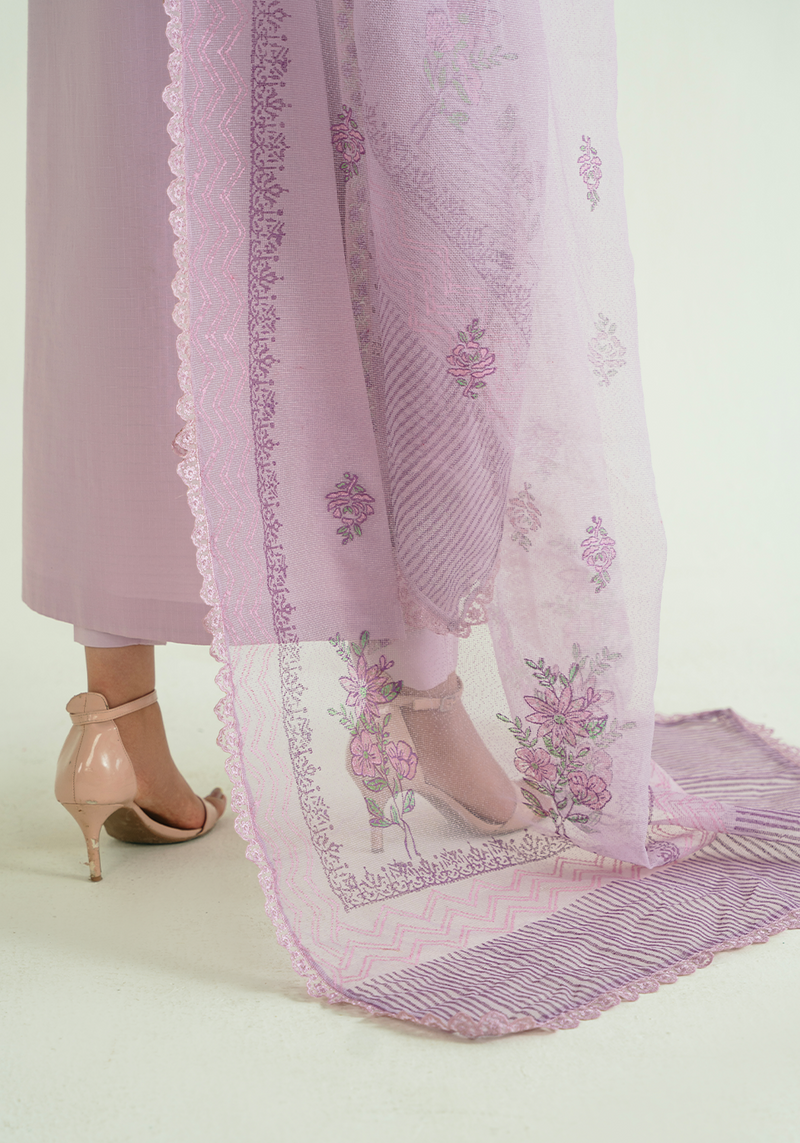 Zarqash | Whispers of Summer | LAVENDER VINES - Designer Dress - Type : Ladies Clothes - Available at Libayah - 100% Original