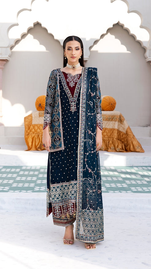 Zebtan | Andaz e Makhmal | ZAM-08 by Zebtan - Designer Dress - Type: Ladies Clothes - Available at Libayah - 100% Original