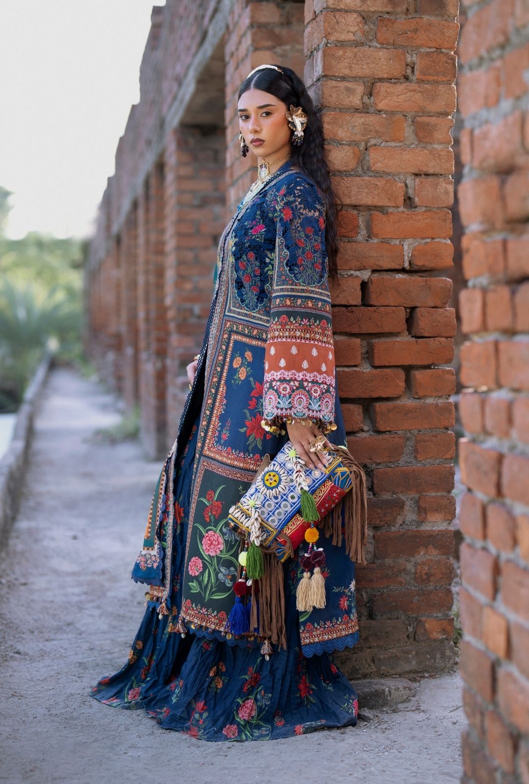 AJR Couture | Sard Sham | Kaneez by AJR Couture - Designer Dress - Type : Ladies Clothes - Available at Libayah - 100% Original 